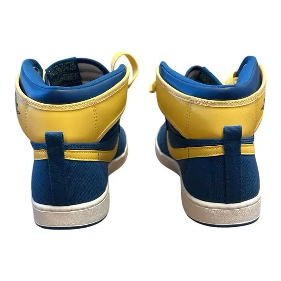 Nike Air Jordan AJKO 1 Laney High True Blue Topaz Gold DO5047-407 Size 9.5 - Picture 6 of 14